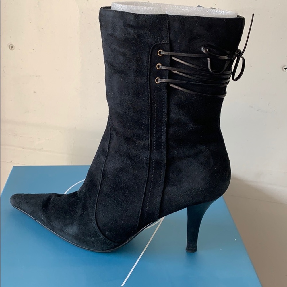 Black Suade Boot by Nine West